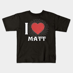 Retro Matt Pattern 80s 90s Birthday Vintage Style Kids T-Shirt